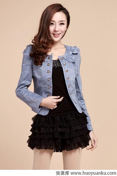 丹宁创意拯救早春混搭小清新-第4张图片-货源库