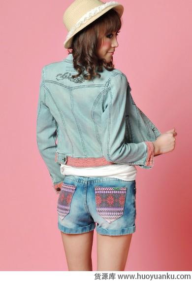 丹宁创意拯救早春混搭小清新-第9张图片-货源库