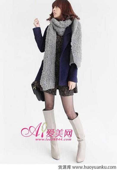 帅气升级西装外套搭配围脖-第2张图片-货源库