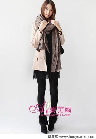 帅气升级西装外套搭配围脖-第4张图片-货源库