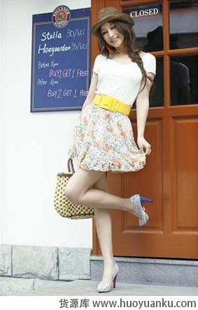 甜美雪纺裙巧穿搭-第2张图片-货源库