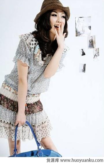 甜美雪纺裙巧穿搭-第3张图片-货源库