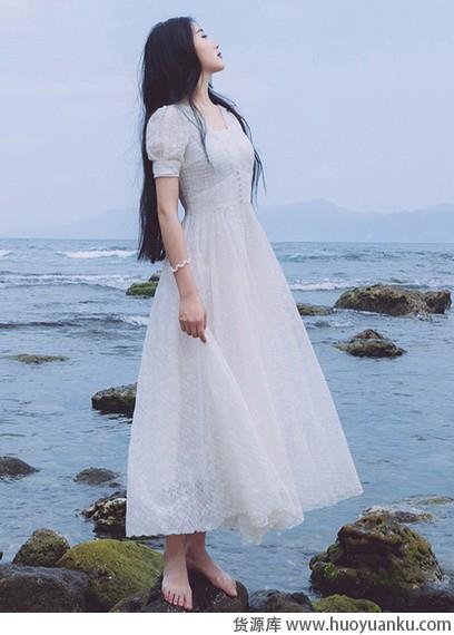 黑发素颜淡装至纯清新女神-第7张图片-货源库