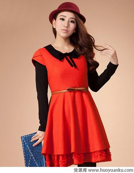 毛呢裙浪漫不冻人-第3张图片-货源库