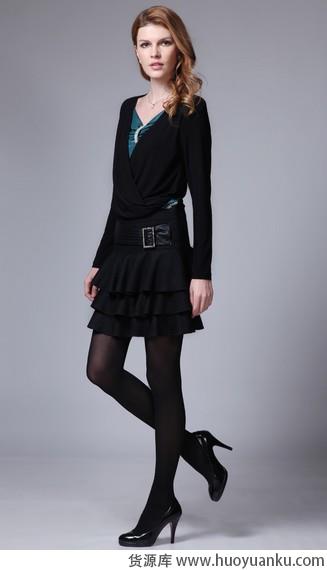 毛呢裙浪漫不冻人-第5张图片-货源库
