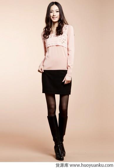 毛呢裙浪漫不冻人-第13张图片-货源库