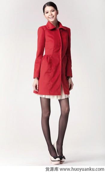 花朵造型外套给冬季以甜美-第7张图片-货源库