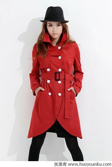 花朵造型外套给冬季以甜美-第11张图片-货源库