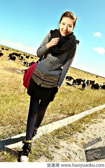 麻花套头毛衣重温妈妈的味道-第1张图片-货源库