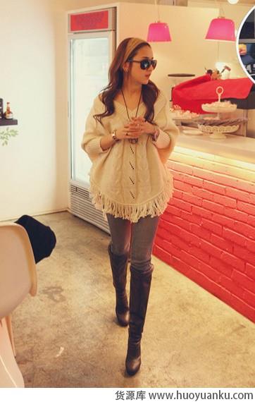 麻花套头毛衣重温妈妈的味道-第3张图片-货源库