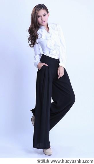 显高显瘦首选之中高腰裤-第7张图片-货源库