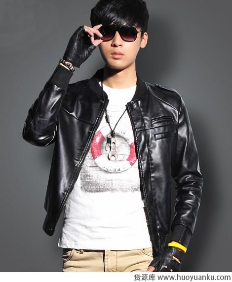 皮衣一件屌丝变型男-第1张图片-货源库