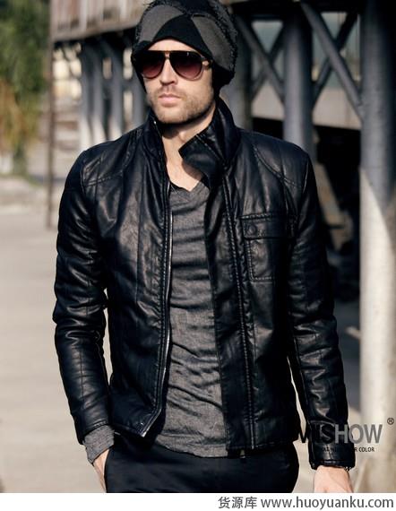 皮衣一件屌丝变型男-第3张图片-货源库