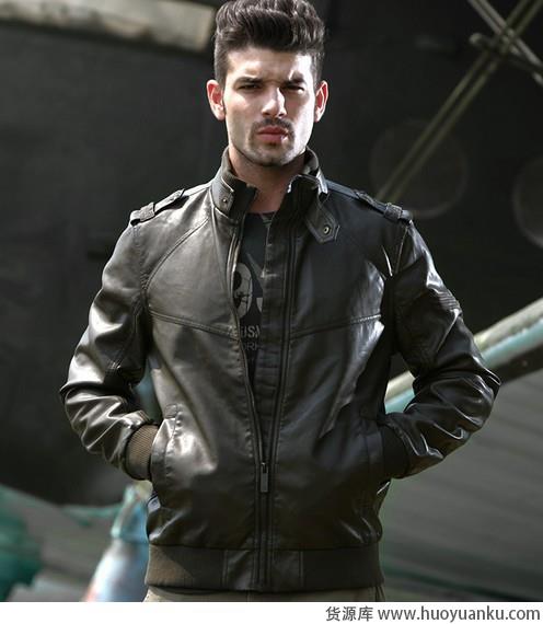皮衣一件屌丝变型男-第5张图片-货源库