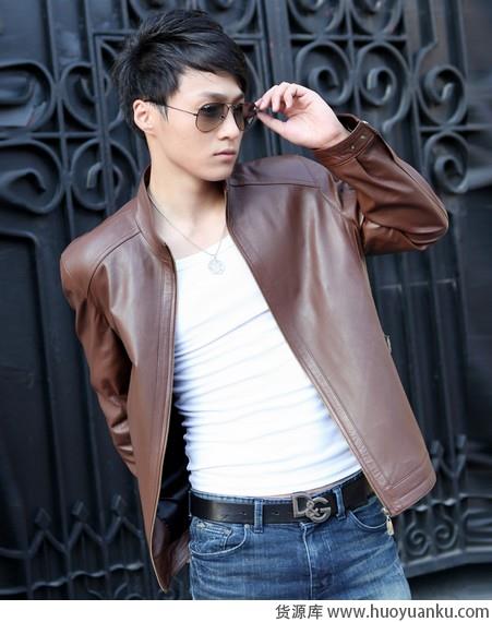皮衣一件屌丝变型男-第7张图片-货源库