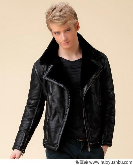 皮衣一件屌丝变型男-第11张图片-货源库
