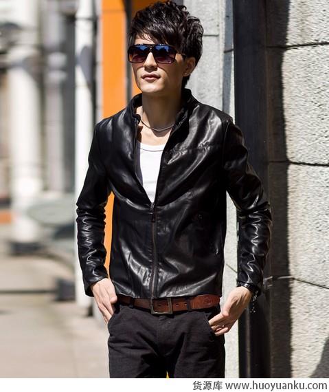 皮衣一件屌丝变型男-第13张图片-货源库