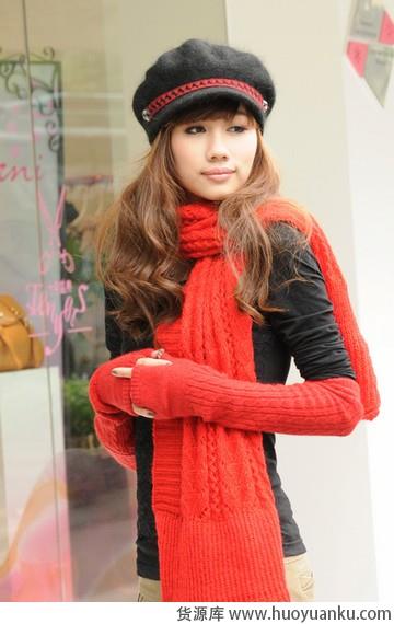 带顶毛线帽浪漫出行-第7张图片-货源库 带顶毛线帽浪漫出行-第7张图片-货源库