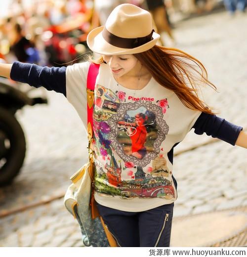 式样出众的长袖T恤-第3张图片-货源库