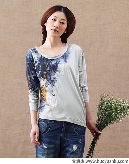 式样出众的长袖T恤-第4张图片-货源库