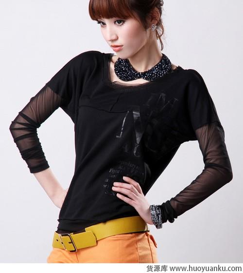 式样出众的长袖T恤-第6张图片-货源库