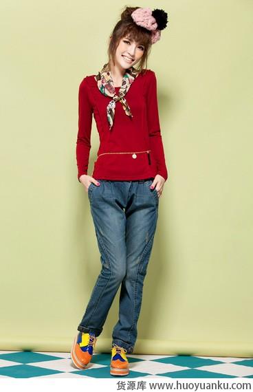 式样出众的长袖T恤-第8张图片-货源库