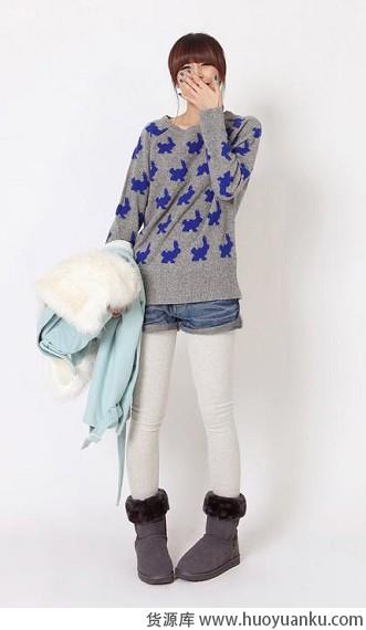 柔柔女人味打底毛衫-第4张图片-货源库