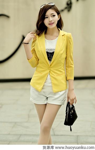 夏款西装巧搭配上班下班都能穿-第5张图片-货源库