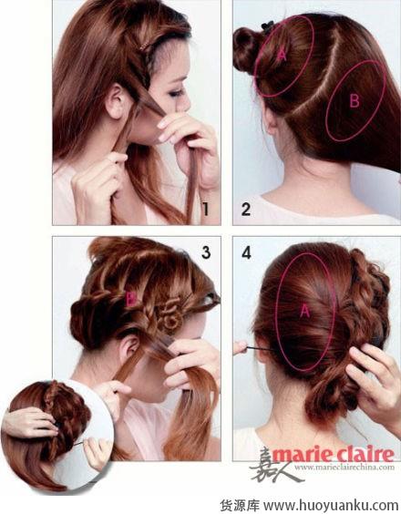 高人气简单发型DIY-第5张图片-货源库 高人气简单发型DIY-第5张图片-货源库