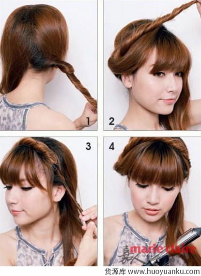 高人气简单发型DIY-第7张图片-货源库 高人气简单发型DIY-第7张图片-货源库