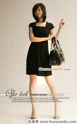 七款典雅黑色调职业装-第1张图片-货源库