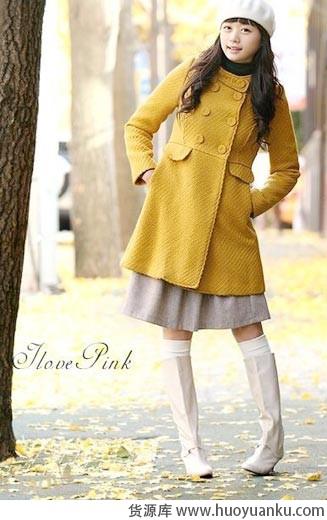 今年流行的亮色系大衣-第3张图片-货源库 今年流行的亮色系大衣-第3张图片-货源库