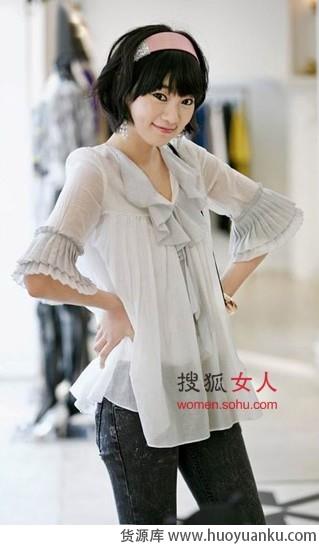 空调房必备的短袖小衫-第2张图片-货源库