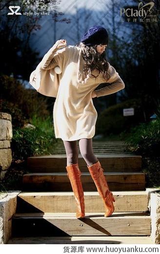 今年冬天流行的长靴子-第1张图片-货源库