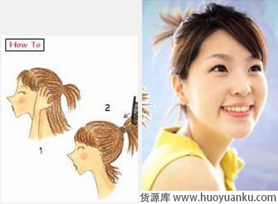 三款清纯俏丽发型DIY-第2张图片-货源库