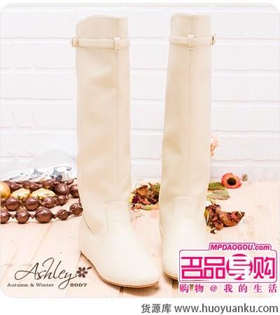经典白色长靴-第4张图片-货源库 经典白色长靴-第4张图片-货源库