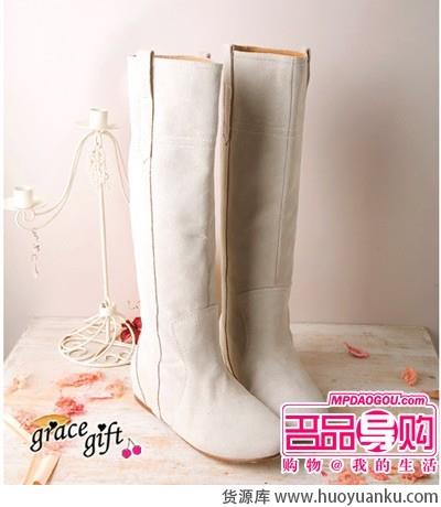 经典白色长靴-第8张图片-货源库 经典白色长靴-第8张图片-货源库