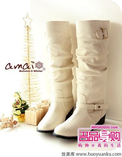 经典白色长靴-第10张图片-货源库 经典白色长靴-第10张图片-货源库