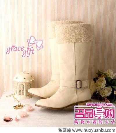经典白色长靴-第12张图片-货源库 经典白色长靴-第12张图片-货源库
