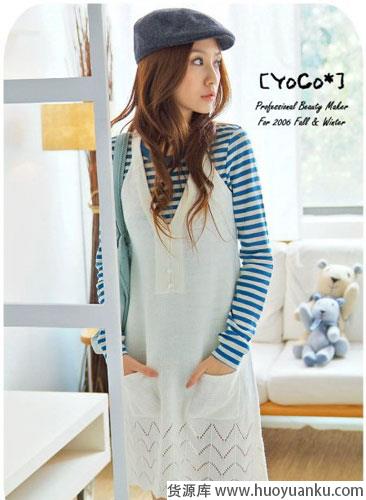 超甜美的针织连衣裙-第5张图片-货源库