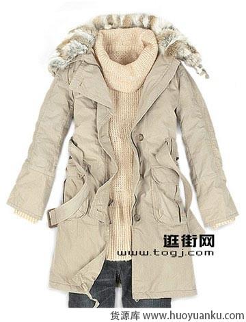 帅气的毛领大衣-第1张图片-货源库