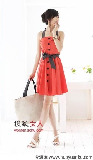 优雅简约OL连衣裙-第1张图片-货源库