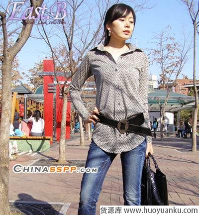 典雅又甜美的衬衫搭配-第3张图片-货源库