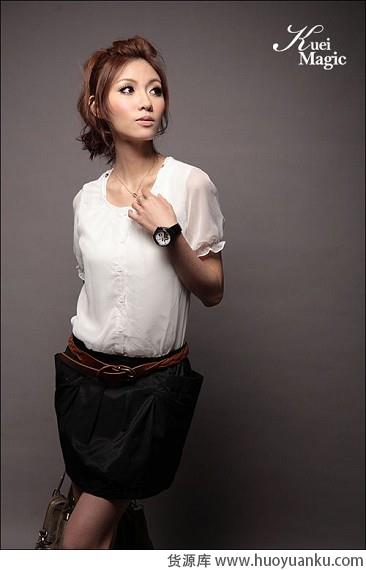 简约优雅黑白职业裙装-第3张图片-货源库