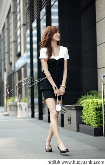 简约优雅黑白职业裙装-第5张图片-货源库