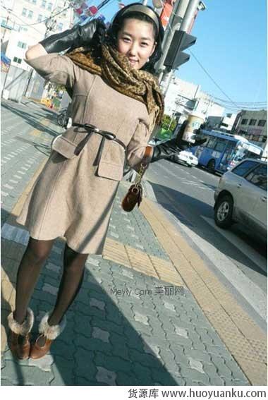 冬季韩国街头流行装扮-第2张图片-货源库