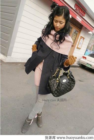 冬季韩国街头流行装扮-第6张图片-货源库
