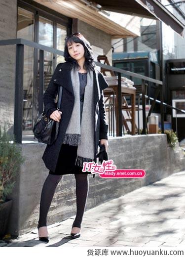 冬季韩国街头的时尚装扮-第2张图片-货源库