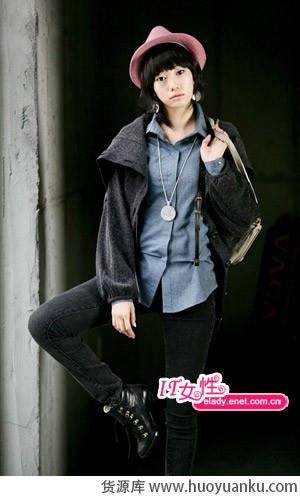 冬季韩国街头的时尚装扮-第10张图片-货源库