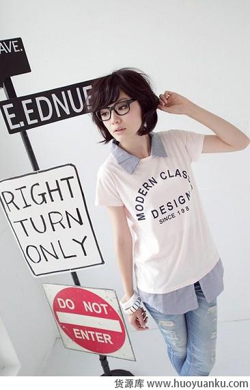 简单朴素便利贴女孩装扮-第7张图片-货源库